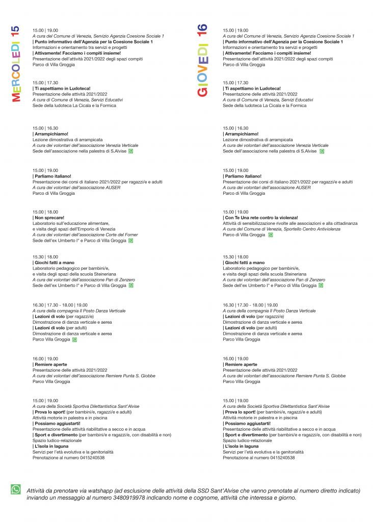 Vivavillagroggiaprogramma